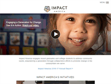 Tablet Screenshot of impactamerica.com